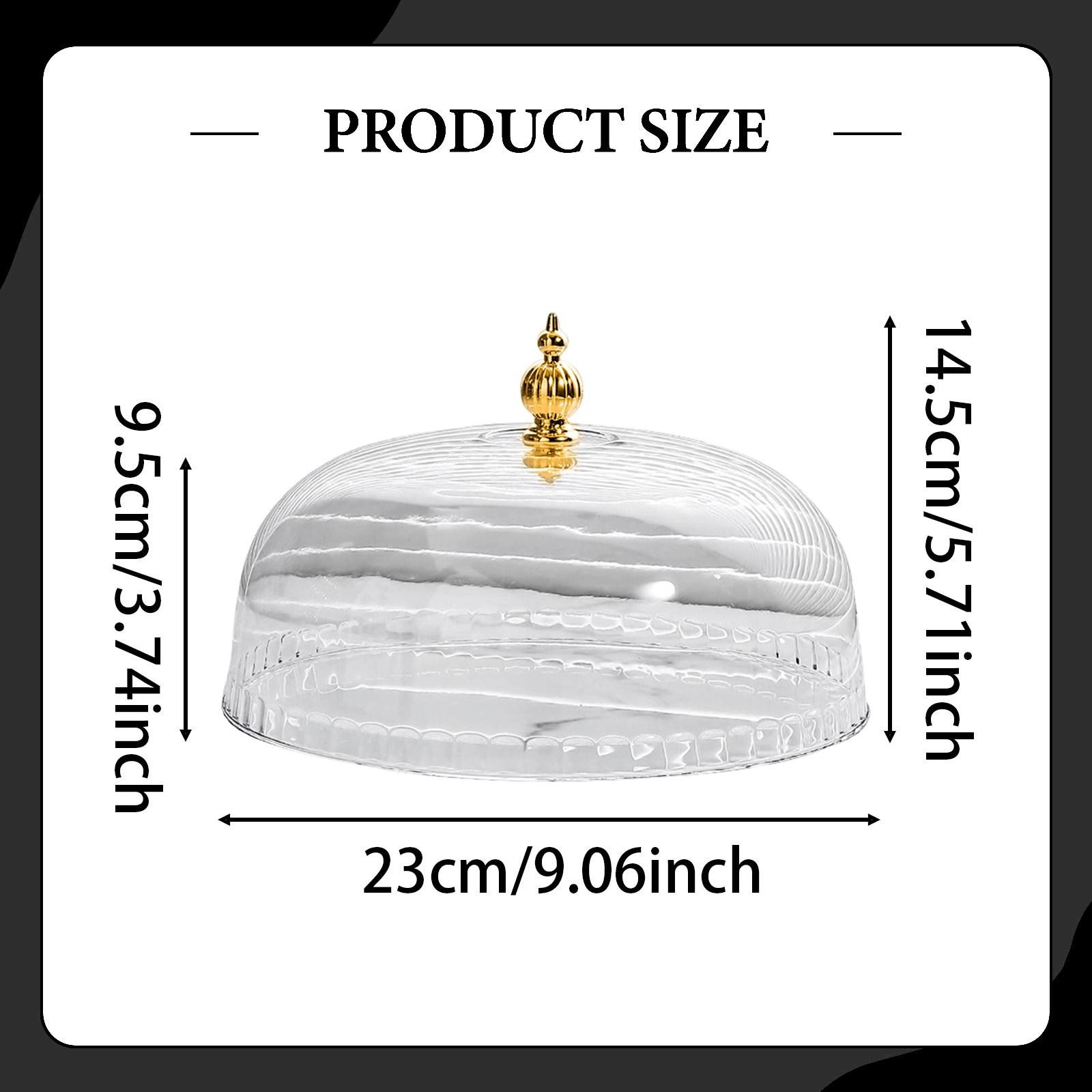 Pastry Display Dome Cover Clea - огляд і ціна Plastic Dome Clear