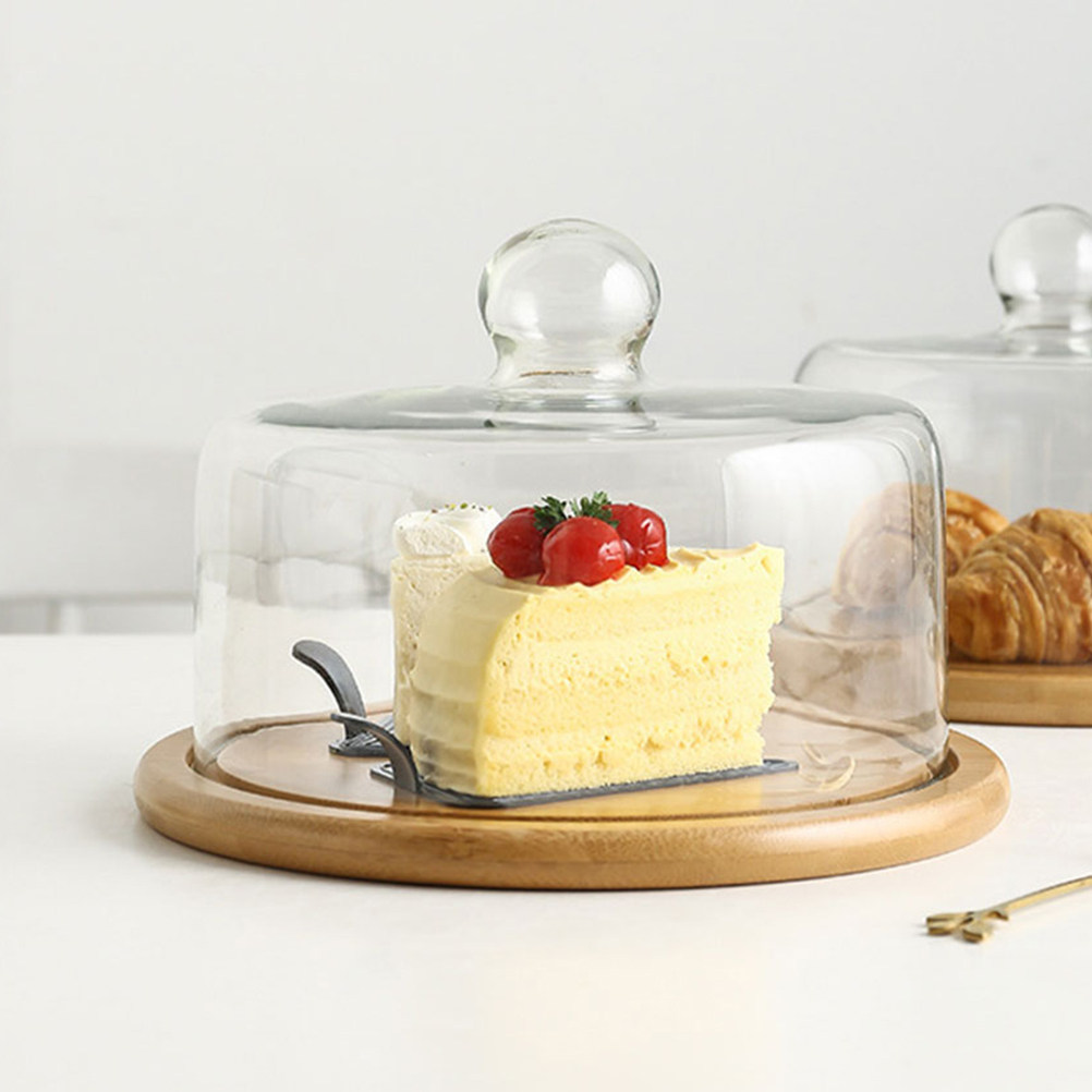 18Cm Glass Cake Dome Cover Cle - огляд і ціна Plastic Dome Clear