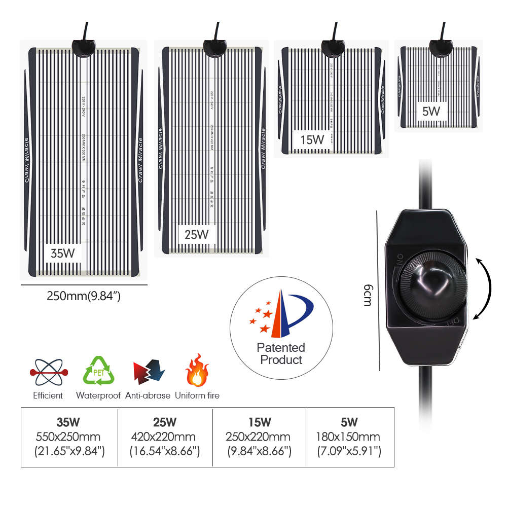 EU/AU/UK/US Graphene Material  - огляд і ціна Heat Mat Seedling